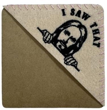 CYBUCH Ist das Smut - Peeking Jesus Besticktes Lesezeichen Aus Filz mit Dreieckigen Seiten und Genähten Ecken - Geschenk für Buchliebhaber, Ostertagsgeschenk A
