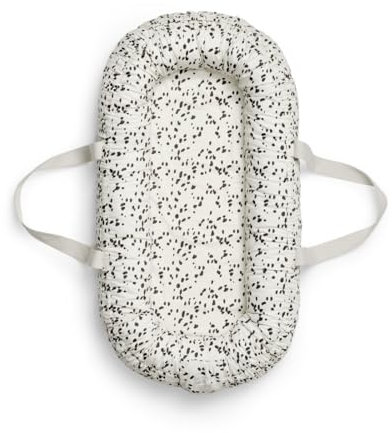 Elodie Details Babynest Kuschelnest Tragbare Babynestchen Neugeborene Kokon für Babys und Säuglinge, Waschbare Reisebett Baby Nestchen 100% Baumwoll 78x45 cm – Dalmatian Dots