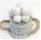 Hrlace 2.5cm Kleine Kunstfell Bommel Mini Fellbommel Faux Kunstpelz Pom Ball Künstliche Plüschbälle DIY Fell Pom Poms für DIY Handwerk Anhänger Deko Strickmütze Zubehör Weiß 20 Stück