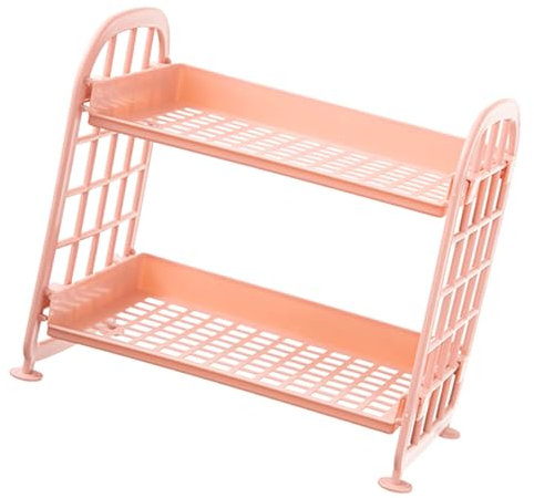 Jiawu Support de Stockage de Bureau, Support de Stockage de Bureau Peu Encombrant, 2 Couches pour la Maison ()