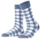 Burlington Damen Socken Vichy W So Baumwolle gemustert 1 Paar, Blau Sky Blue 6876, 36-41