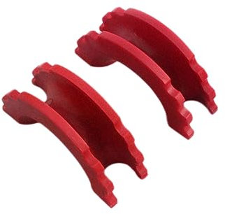 OSOLADY 2stücke D-Ring-Isolator Schäkelabdeckung Bogen Schäkelschutz Für Geländewagen SUV LKW Rot Metall Harz Beschichtung Langlebig Verschleißfest Schutz Vor Beschädigungen