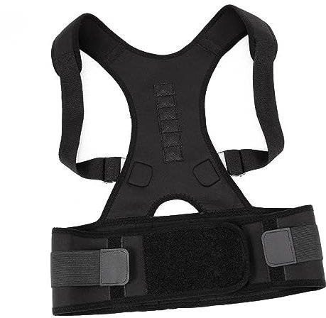 Beaupretty Schulter-rücken-korrektor Haltung Haltegurt Rückenstützgurt Rückenstützgürtel Black