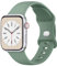 Strap for Apple Watch Straps 42mm 41mm 40mm 38mm for Women Men, Soft Silicone Sport Band for iWatch Series 10 9 8 7 SE 6 5 4 3 2 1 Ultra (Oliver Green,38mm/40mm/41mm/42mm(Series 10))