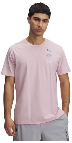 Under Armour T-shirt à manches courtes de sport 60/40S EVOL Logo pour homme, taille, Rose, M