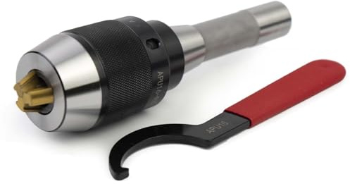 Kraciva 1/32-5/8 R8 Integrated Keyless Drill Chuck Special Titanium Jaws for Vertical Milling Machines, Drilling and Milling MJachines, CNC Machining Centers, Etc (R8-5/8(APU16))