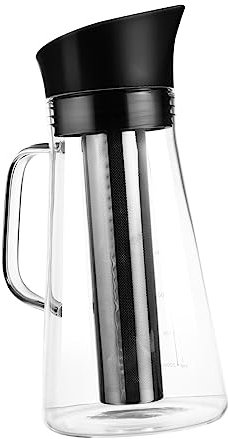 IMIKEYA Jarra De Cafetera Con Grifo Cafetera De Vidrio Multifuncional Hervidor De Café
