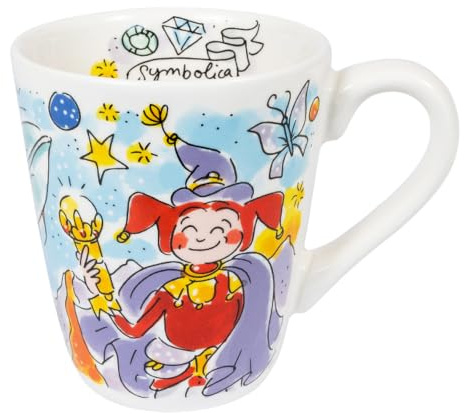 Blond Amsterdam Becher Efteling Symbolica, 350ml | Keramik, Efteling Symbolica Design, Für Tee & Kaffee, Mikrowellengeeignet, Handwäsche empfohlen