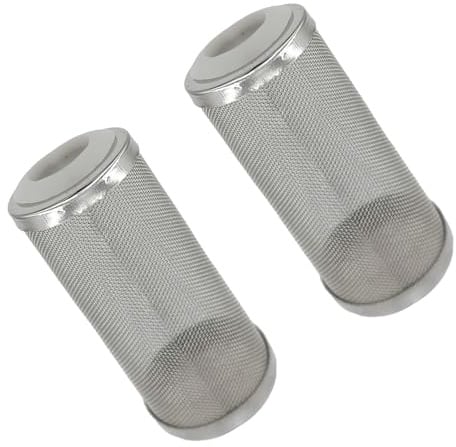 2 Stück Außenfilter Aquarium,Aquarium Außenfilter,Filterschutz,Garnelen Filter Zubehör,16 mm Aquariumfilter,Multifunktional Edelstahl Filtrationsgitter,für Wassertanks Zum Von Fischen Und Garnelen