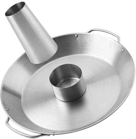 Brathähnchen Rack aus Edelstahl mit Griff, Silber Weihnachten Geschenkideen
