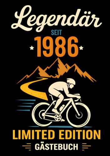 Gästebuch zum 40. Geburtstag – Radfahrer Limited Edition: Erinnerungsbuch zum Geburtstag mit Eintrageseiten für Gäste | Geschenk für Frauen & Männer | Geschenkbuch für Radfahrer-Fans