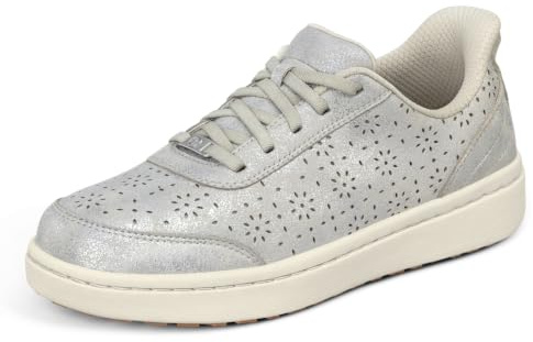 Orthofeet Wander Orthopädische Damen Sneaker | Hands-Free Wasserabweisende Leder Slip-On Schuhe Mit Fußgewölbestütze Und Komfortabler Dämpfung Für Die Freizeit