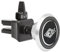 Wedo 6015054 DOCK-IT Premium KfZ Magnet Halterung für Smartphone/Auto Lüftungsschlitz, Metall Kugelgelenk, gummierter Stecker Silber/Schwarz