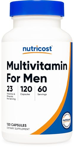 Nutricost Multivitamin for Men 120 Capsules - Vitamins and Minerals for The Healthy Man