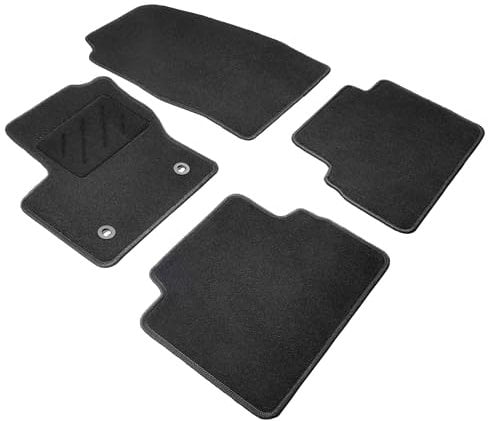 Walser Comfort Auto Teppiche für Ford C-Max II 2012-2019, Ford Grand C-Max 2012-2019, 100% passgenaue Auto Fußmatten Made in Europe, Fußmatte Auto, Autoteppich Auto, Fussmatten Auto