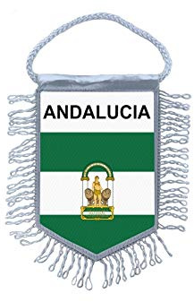 Akachafactory Wimpel mini Flagge Fahne flaggen miniflagge andalusien Andalusia