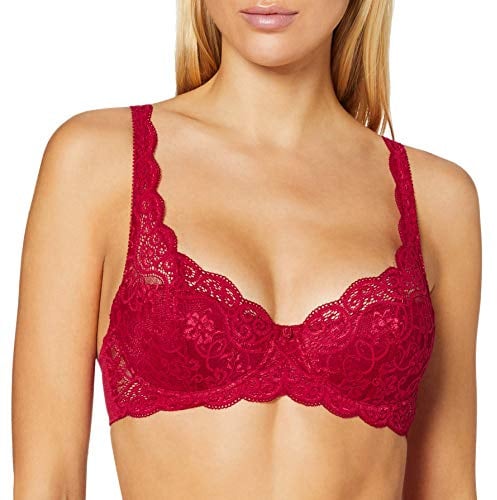 Triumph Women's Amourette 300 WHP X Wired Padded Bra, Rosso Masai, 32E
