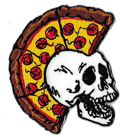 NagaPatches Aufnäher zum Aufbügeln, Pizza Punk