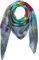 Superfreak Baumwolltuch - Rainbow Spiral - tie dye - quadratisches Tuch