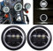 KEEPDSGN 2pcs 4.5 LED Nebelscheinwerfer Motorrad Licht für Road King Glide Street Glide Electra.