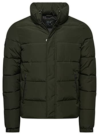 Superdry Herren Retro Steppjacke Surplus Goods Olivgrün XXL