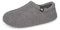VeraCosy Damen Memory Foam Plüsch Hausschuhe Antirutsch Pantoffeln Mit Polarvlies-Futter, 41.5 EU, Grau