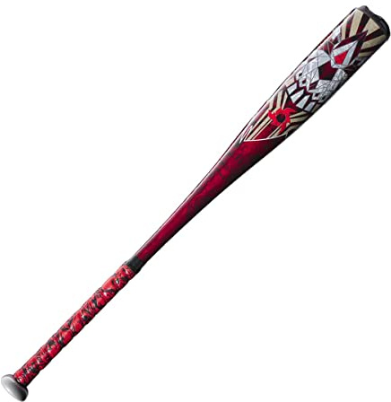 DeMarini Unisex, Teenager Voodoo One (-5) 2 5/8 Zoll USA Schläger, Rot/Schwarz, 31 Inches, 26 Ounces