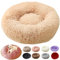 Katzenbett, Katzenkissen, Hundekissen, Anti-Stress, beruhigendes Hundebett, große Größe, waschbar, Donut (40 cm, Aprikose)