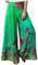 Fahrradhose Damen Gepolstert Lange Wanderhose Blumenmuster Boho Sommerhose Hohe Taille Stoffhose Casual Einfarbig Leinenhose Baumwolle Leinen Strandhose Sommerh Sporthose Frauen,Green,XL