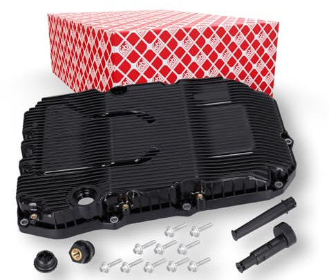 febi bilstein 181722 Ölwanne für Automatikgetriebe, mit integriertem Filter und Schrauben, 1 Stück