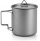 Turbovera Camping Tasse Titan Becher Camping Tassen Titan Outdoor Tee Kaffee Campinggeschirr 220ml/420ml (420ml)