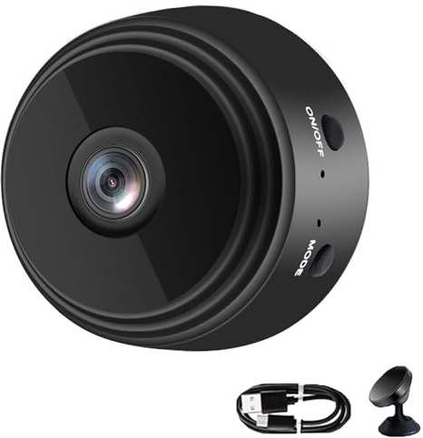 Camtrix Magnetic Mini Security Camera, Camtrix Security Camera, Spy Focus Magnetic Mini Security Camera Outdoor, Camtrix Mini 1080p Hd Wireless Magnetic Security Camera (Black)