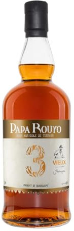 PAPA ROUYO - Rhum Vieux Colonne Jénérasyon - 46% Alcool - Origine : Guadeloupe - Bouteille 70 cl