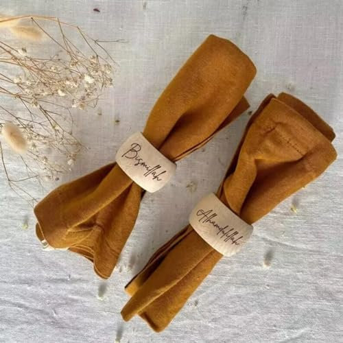 Personalisierte Serviettenringe, individuell gravierte Holz-Serviettenringe, handgefertigte Produkte, Bulk-Serviettenring, rustikale Hochzeit, Verlobung, Brautparty, Junggesellinnenabschied,