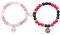 BJPERFMS Spider Freundschaftsarmbänder, 2PCS Spider Armband Matching, Spider Bracelet, Partnerarmband, Personalisiertes Bracelet, Schmuck Armbänder Geschenke für Freundinnen Bff Kinder