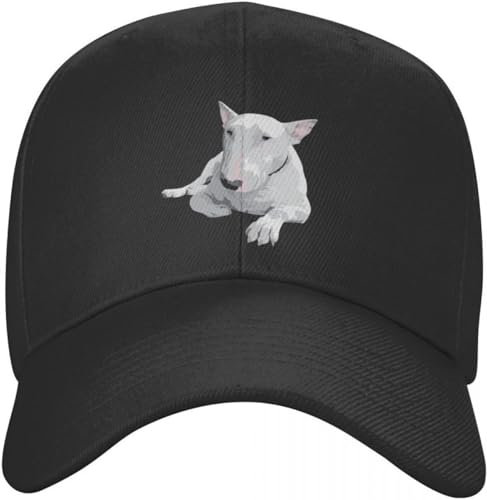 Baseballkappe Snapback Sonnenhut modisch englischer Bullterrier Baseballkappe Damen und Herren atmungsaktiv Papa-Mütze Leistung Snapback-Kappen Sommer Weihnachten Geschenk für Männer und Frauen
