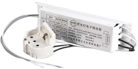 JGGCKNOGG 5 Stück/Los, AC180–250 V Leuchtstofflampe 36 W Lampe mit Lampenfassung Beleuchtung elektronisches Vorschaltgerät, geeignet for H-Röhrenlampen