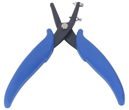 Lochzange aus Metall für Gürtel Schmuck Leder 1,6 mm | Runde Lochung, Zange für Ösen und Nieten, Handwerkzeug
