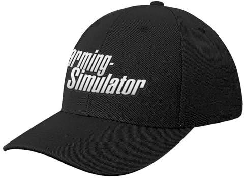 KOSOEII Basecap Landwirtschafts-Simulator-Logo Baseballmütze Schutzhelm Flauschige Mütze Weihnachtsmützen Herrenmütze Luxus Damen