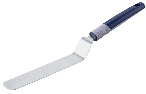 Tasty Winkelpalette mit Messskala Ocean Blue – Hochwertige Edelstahlklinge, perfekt für Teig & Tortendekoration, spülmaschinengeeignet, Designed in Germany