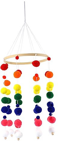 Flauschige Ball Windspiel Dekoration Für Kinderzimmer Wandornament Und Fotorequisite Für Babyzimmer Und Spielbereiche Nordic Style Babyzimmer Deko 1 Set