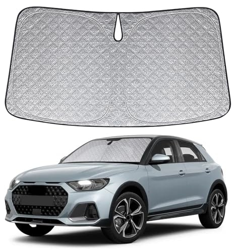 Parasol de Ventana Delantera de Coche Repuesto para Audi A1 GB 2019-2025, Parasol para Parabrisas de Coche en el Interior Plegable, Protección UV Reflectante contra el Polvo