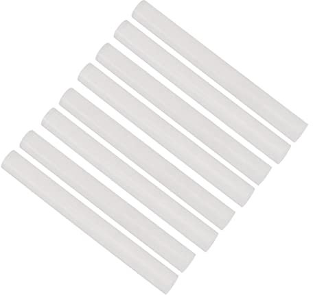 TEHAUX 50pcs White Hot Melt Glue Sticks Strips for Mini Glue Gun Purpose Sticks for Crafts