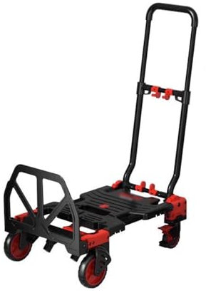 Carrello a Piattaforma Pieghevole Carrello for la spesa pieghevole for camion a mano pieghevole for auto a pianale, trasportatore commerciale silenzioso portatile Carrello Piattaforma Portapacchi
