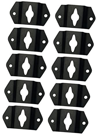 SHINEOFI 10pcs Iron Speaker Hanger Bracket for Surround Audio Speaker Wall Mount Hook for Sound Box Accessories