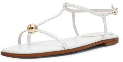 Steve Madden Women's Ritzy Sandal, Bone, 6 UK
