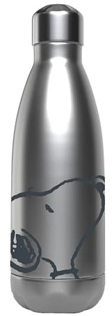 CYPBRANDS Snoopy Wasserflasche aus Stahl, Kanister, luftdichter Verschluss, Weiß, offizielles Produkt
