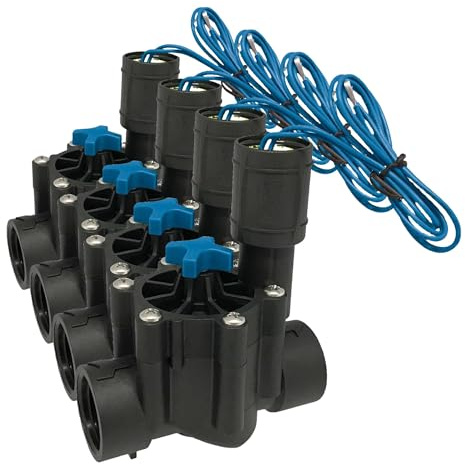 Aqua Control Q160C - Elettrovalvola di irrigazione con filettatura femmina da 1, regolatore di flusso e solenoide 24 VAC. Ideale per qualsiasi installazione di irrigazione sotterranea.