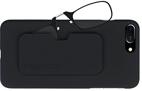 ThinOptics Women's I7pbhb Reading Glasses, iPhone 7 Plus-Black Frames, 5 UK
