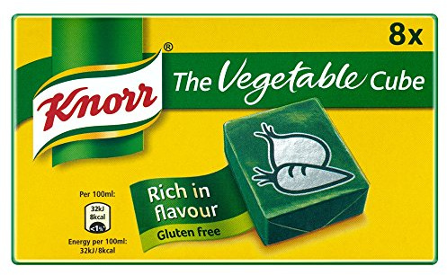 Knorr Vegetable Stock Cubes, 80 g, Pack of 12